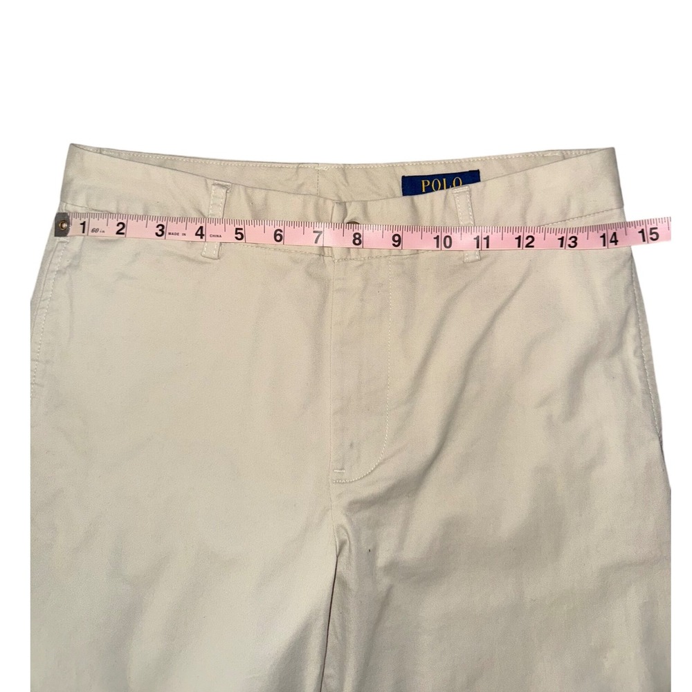 Polo Ralph Lauren Kids Chino Pants Sz 16 Khaki Straight Fit Casual - Picture 7 of 7